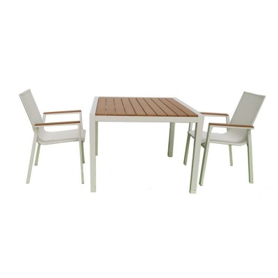 Outdoors restaurant european style outdoor leisure table patio furniture dining set