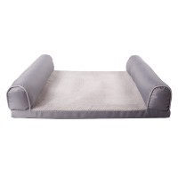 Removable Washable Cover Large Memory Foam Cushion Pet Anxiety Dog Bed