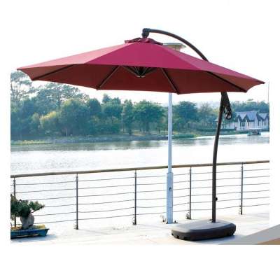 China Promotional outdoor Polyester folding patio sun garden big umbrella parasol,big umbrella parasol