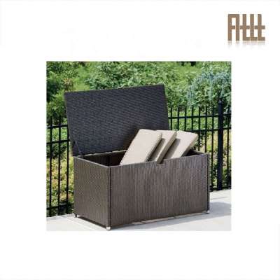 AWRF6160 NINGBO supplier 2020 garden rattan storage box