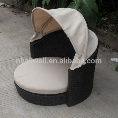 2020 AWRF6162 outdoor wicker garden pet furniture with UV - resistant and waterproof tent 2020 garden pet furniture