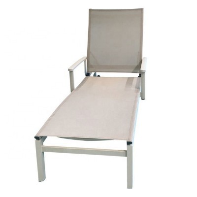 Cheap price hot patio set sun lounger polyrattan sunbed