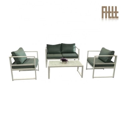 Popular for the market KD light brown Aluminium furniture set indoor Living room sofa,Living room sofa