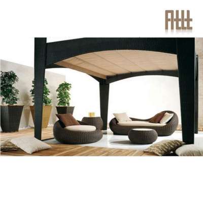 outdoor wicker round sofa AWRF6081with sofa bed from manufacturer direct 2020 wicker round sofa