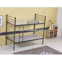 round tube metal mesh separable double layer army metal beds